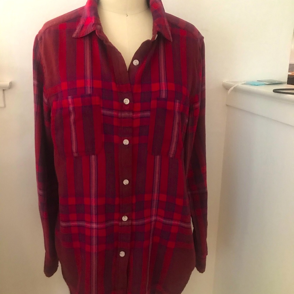 Mossimo Button Down Flannel Shirt
